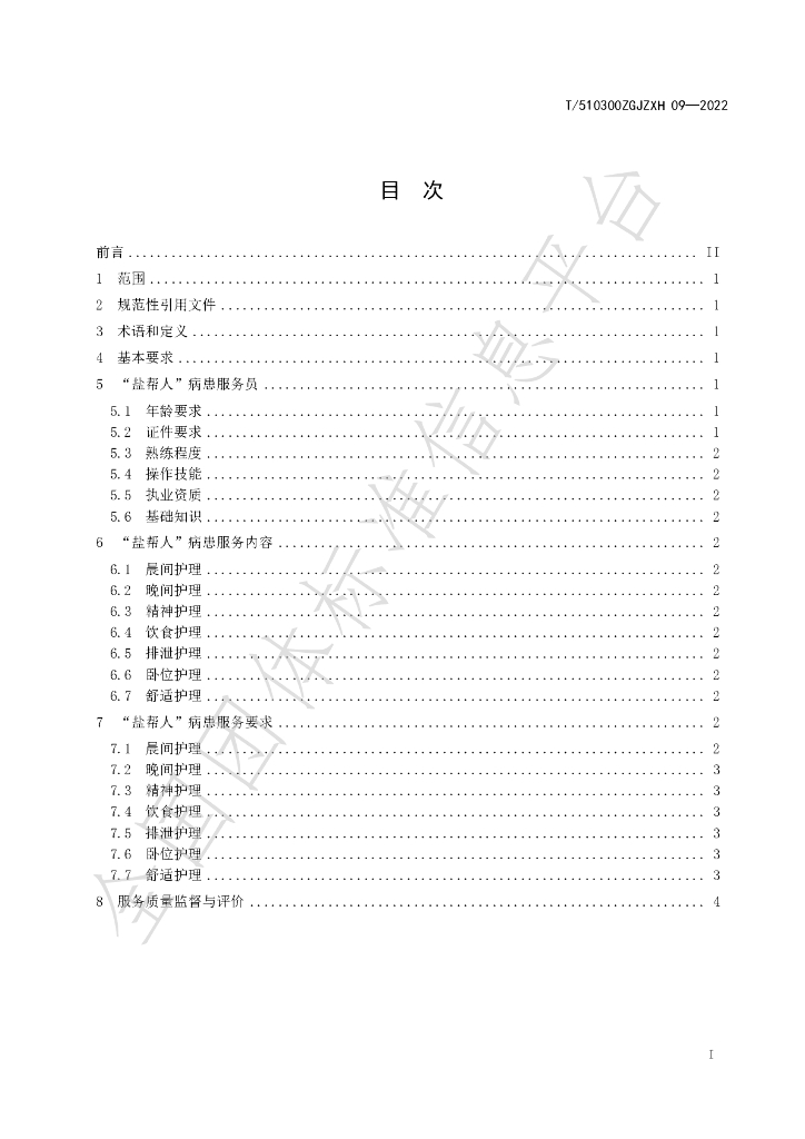 T/510300ZGJZXH 09-2022 标准预览