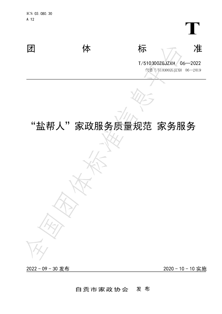 T/510300ZGJZXH 06-2022 标准预览