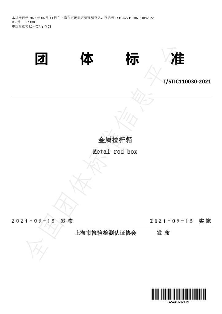 T/STIC 110030-2021 标准预览
