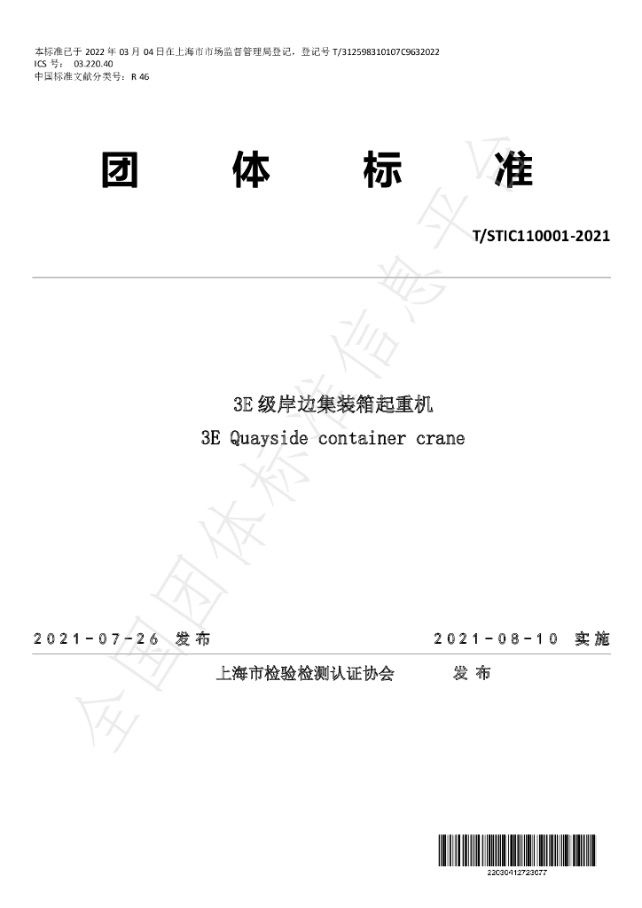 T/STIC 110001-2021 标准预览