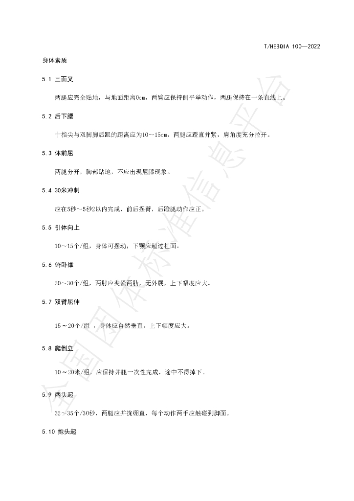 T/HEBQIA 100-2022 标准预览