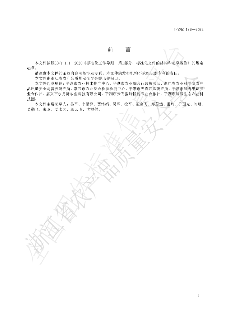 T/ZNZ 133-2022 标准预览