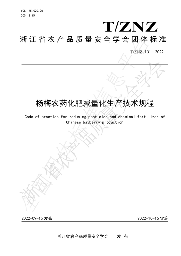 T/ZNZ 131-2022 标准预览