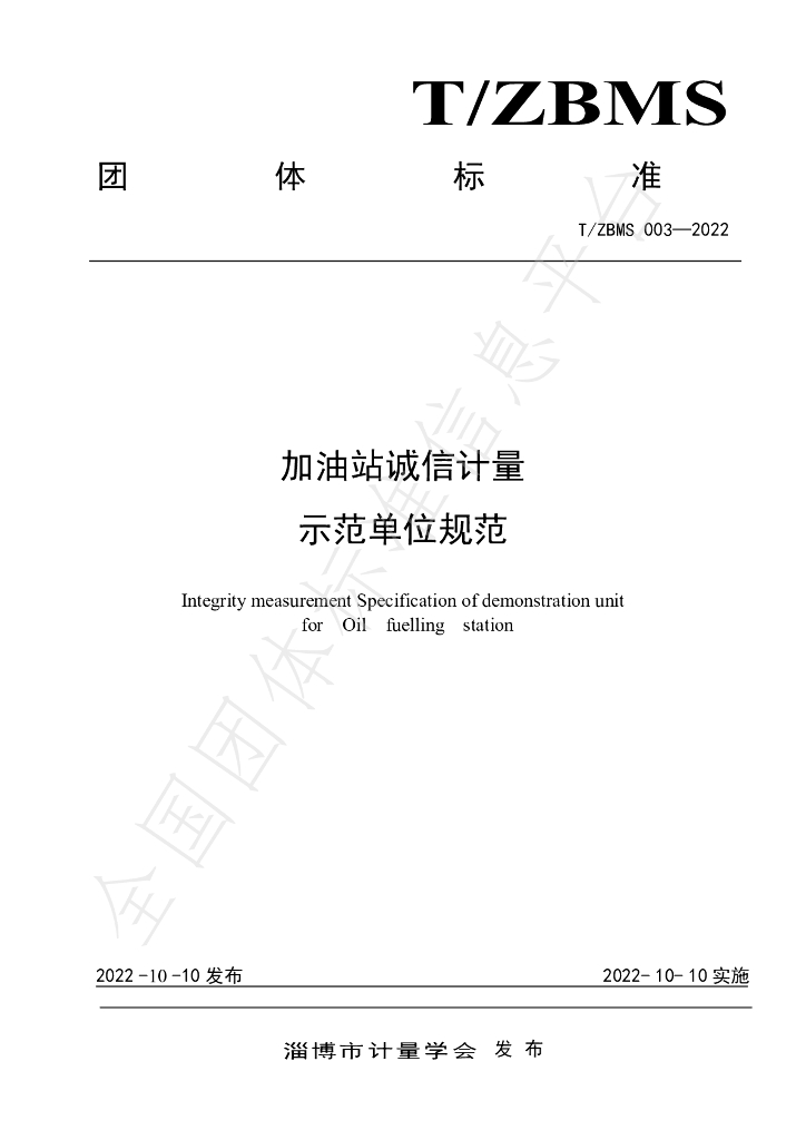T/ZBMS 003-2022 标准预览