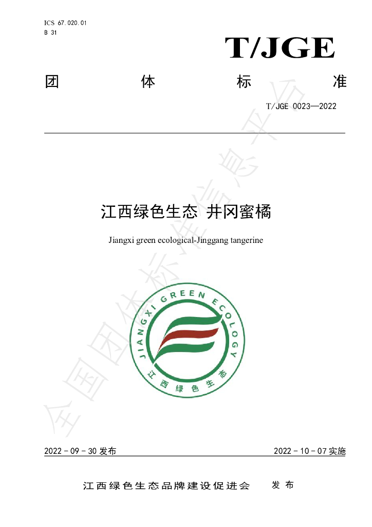 T/JGE 0023-2022 标准预览