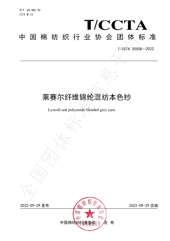 T/CCTA 30508-2022 标准预览