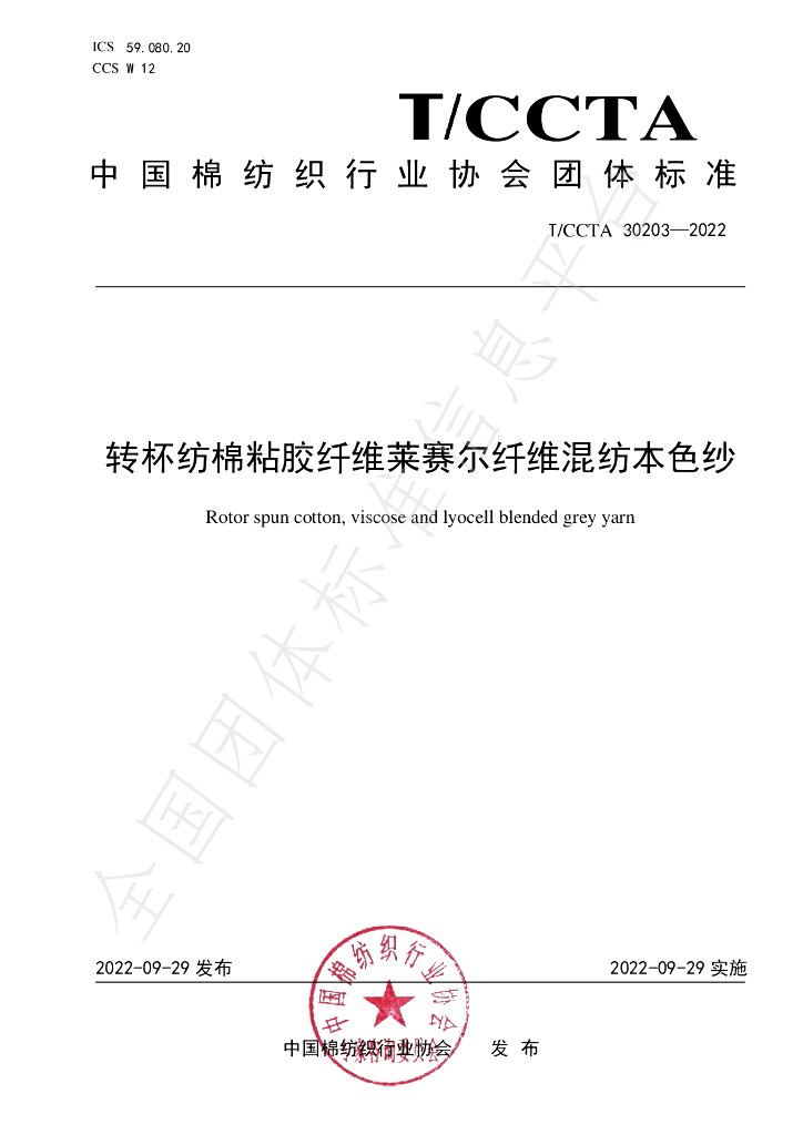 T/CCTA 30203-2022 标准预览