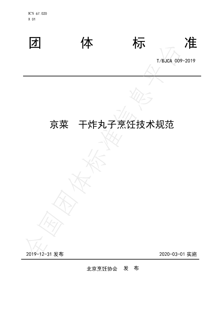 T/BJCA 009-2019 标准预览