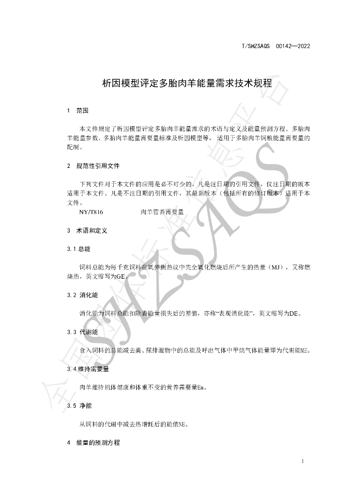 T/SHZSAQS 00142-2022 标准预览