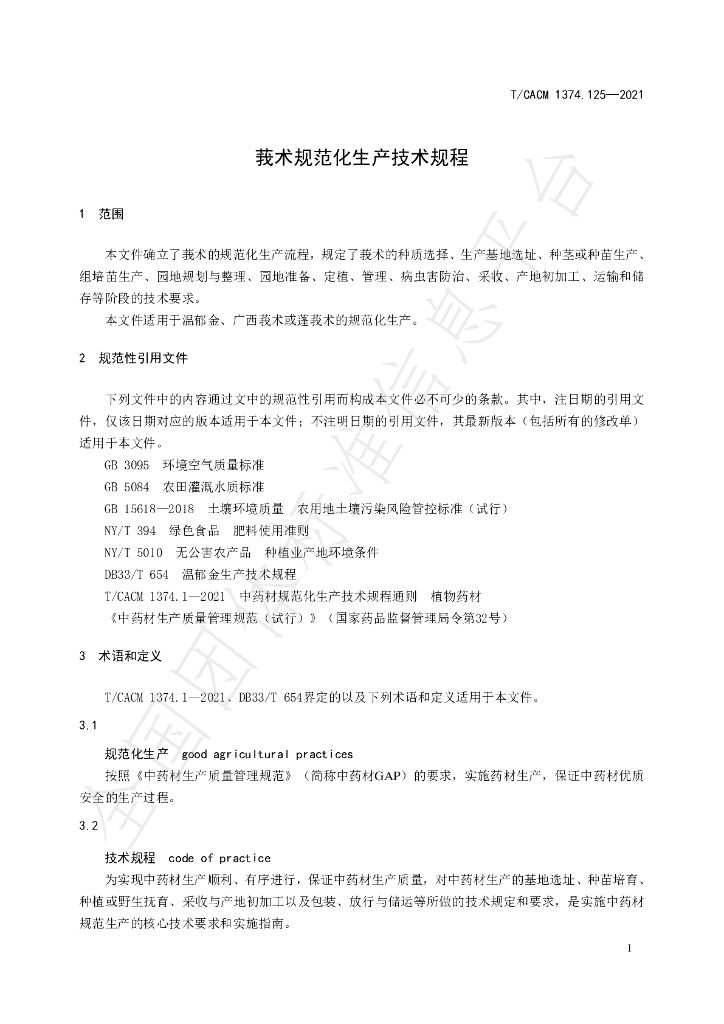 T/CACM 1374.125-2021 标准预览