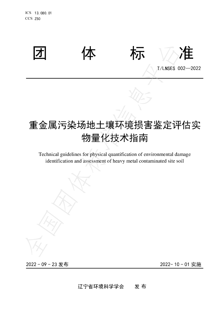 T/LNSES 002-2022 标准预览