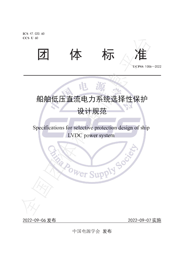 T/CPSS 1006-2022 标准预览