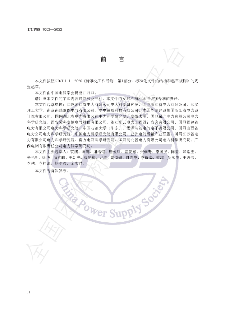 T/CPSS 1002-2022 标准预览