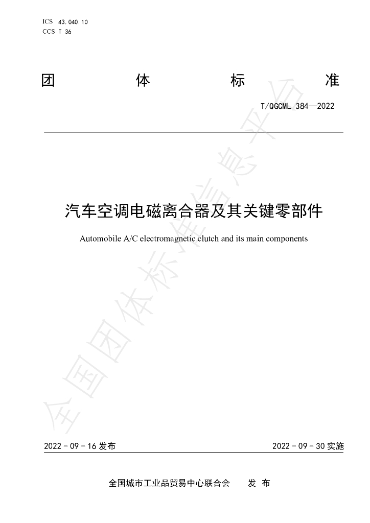 T/QGCML 384-2022 标准预览