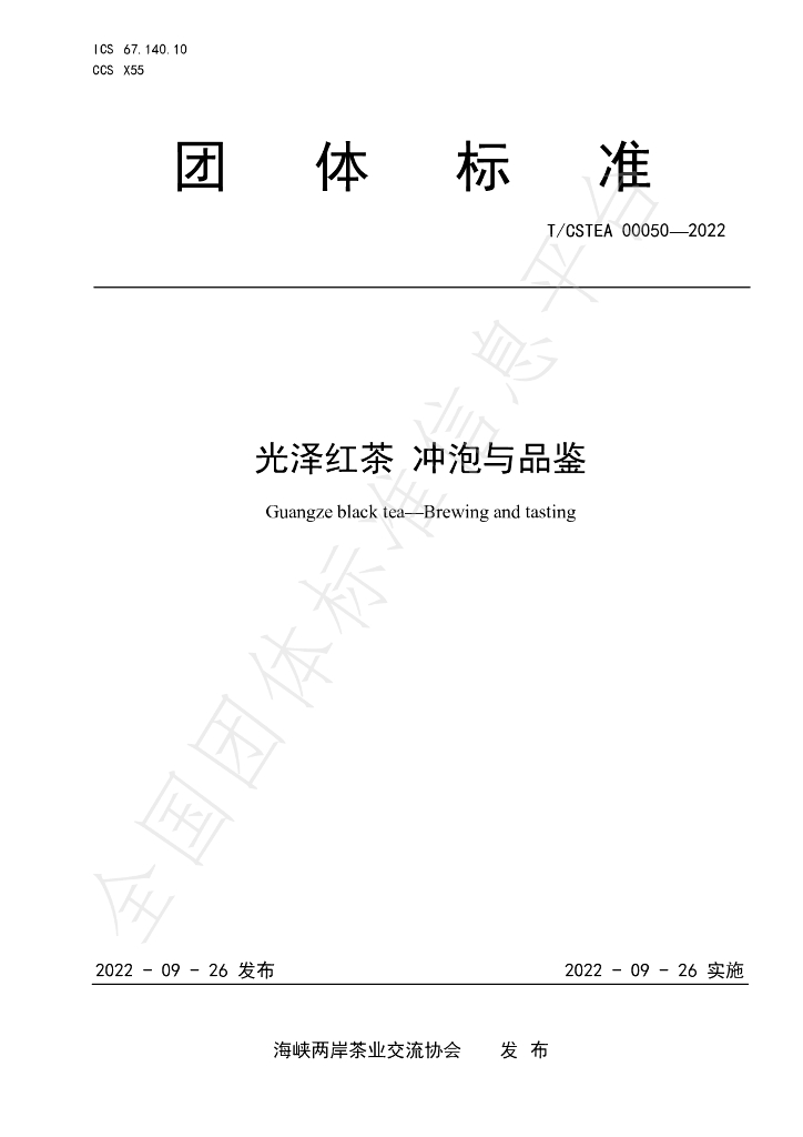 T/CSTEA 00050-2022 标准预览
