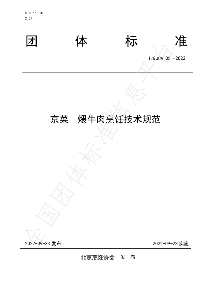 T/BJCA 051-2022 标准预览