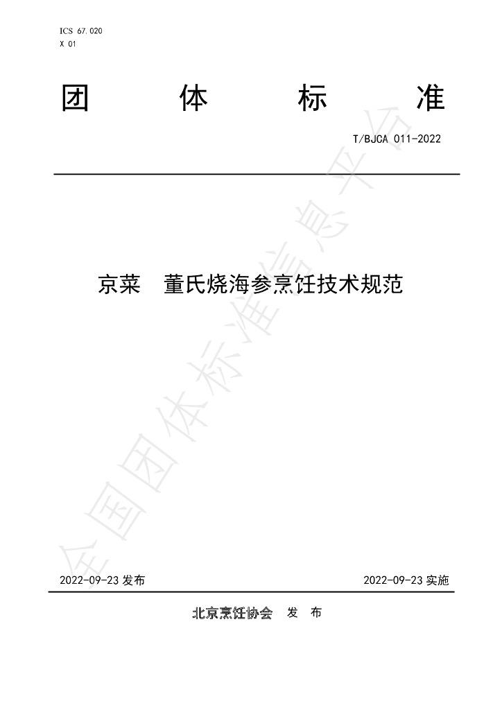 T/BJCA 011-2022 标准预览