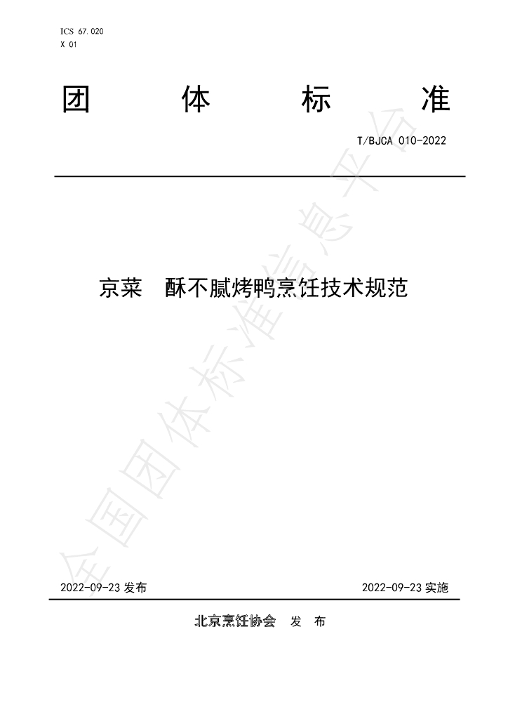 T/BJCA 010-2022 标准预览