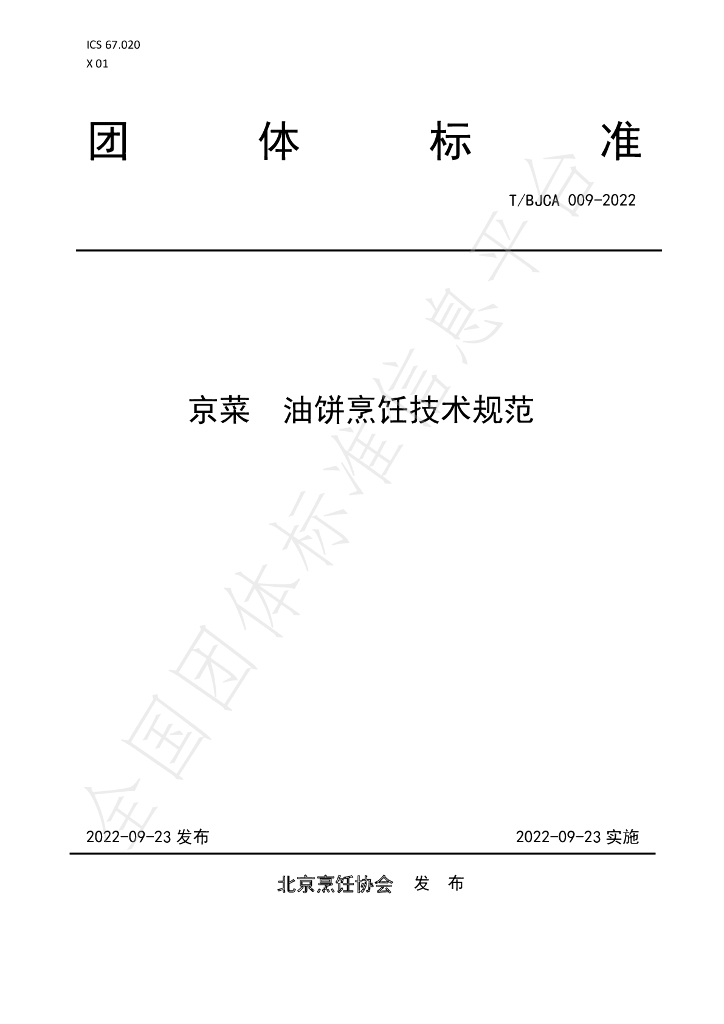 T/BJCA 009-2022 标准预览
