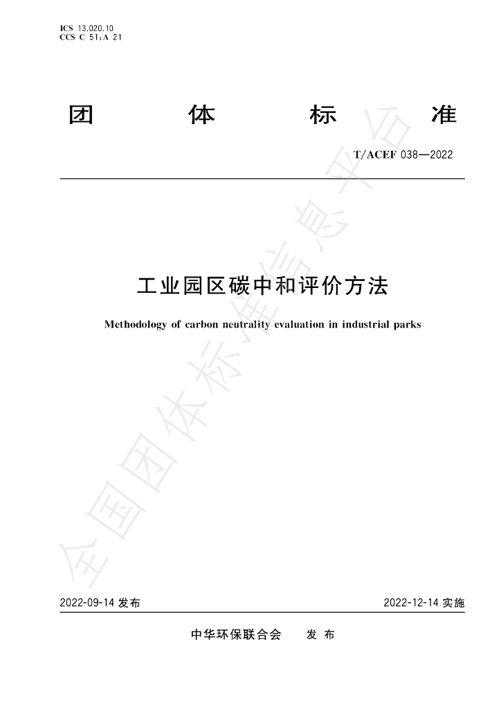 T/ACEF 038-2022 标准预览
