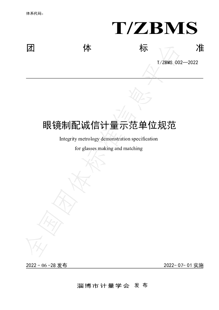 T/ZBMS 002-2022 标准预览