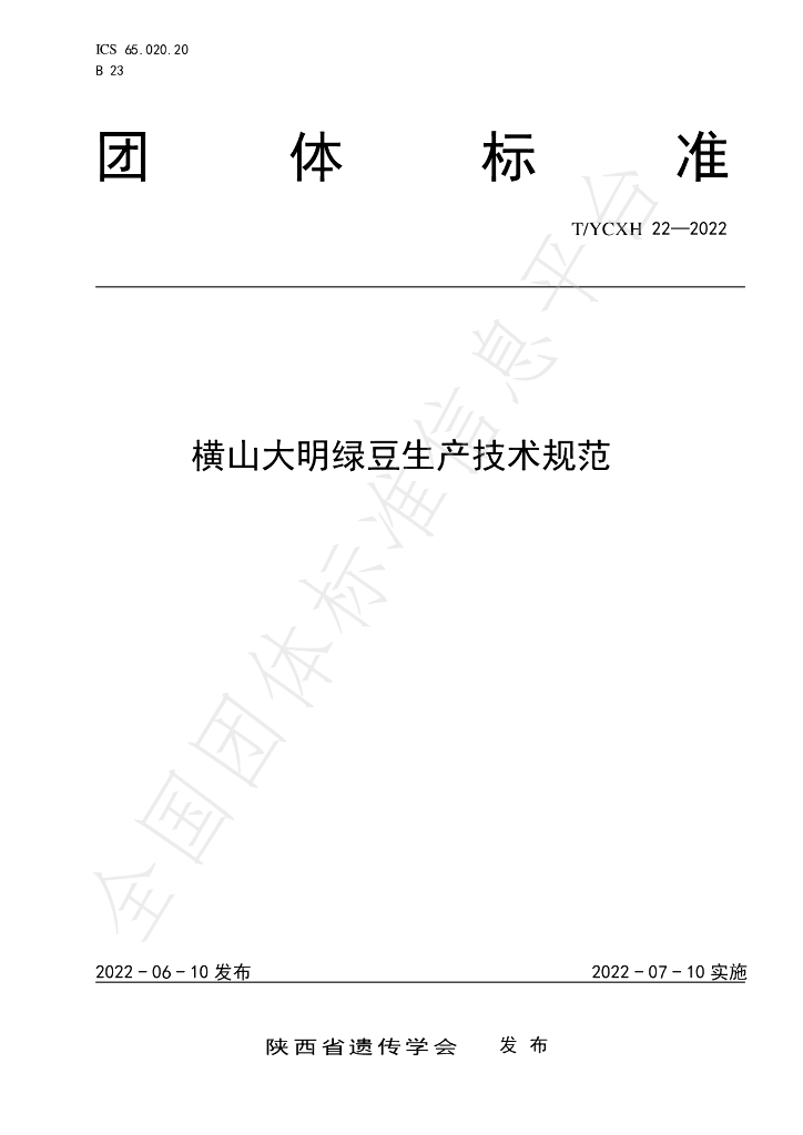 T/YCXH 22-2022 标准预览