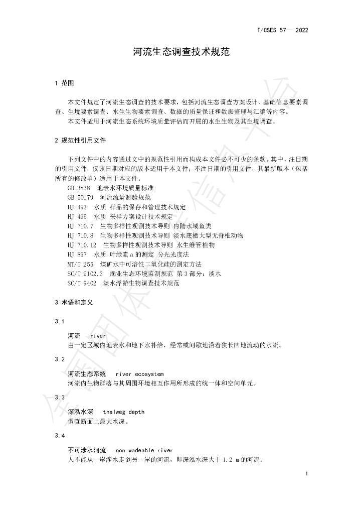 T/CSES 57-2022 标准预览