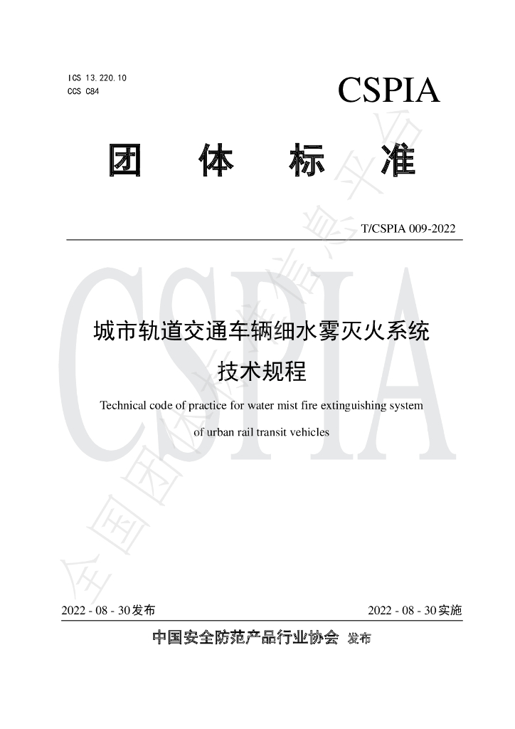 T/CSPIA 009-2022 标准预览