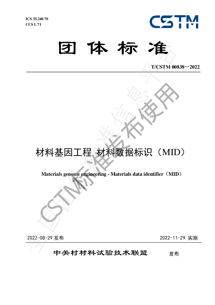 T/CSTM 00838-2022 标准预览