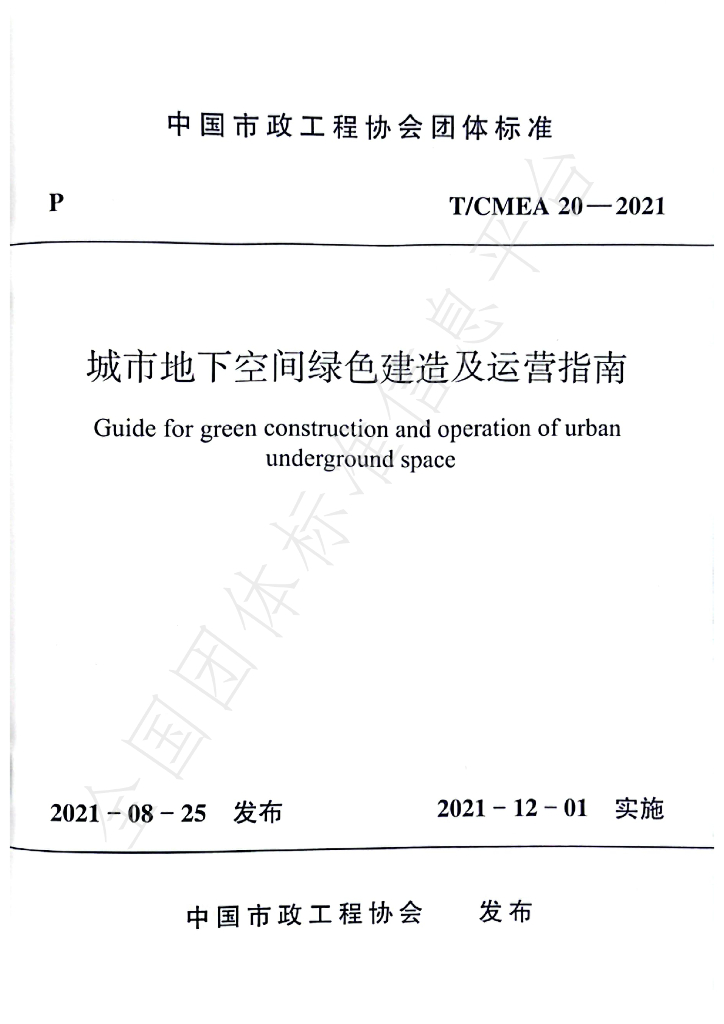 T/CMEA 20-2021 标准预览