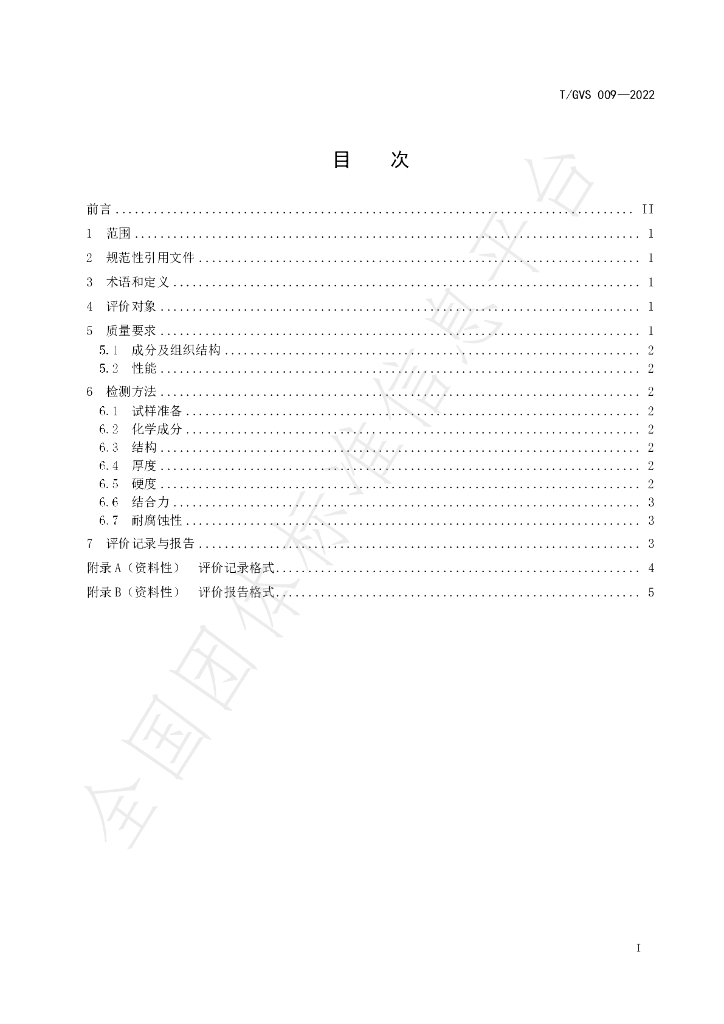 T/GVS 009-2022 标准预览