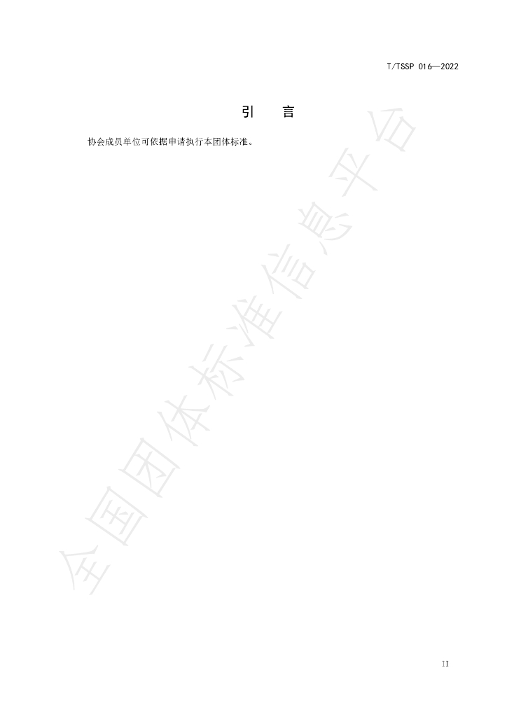 T/TSSP 016-2022 标准预览