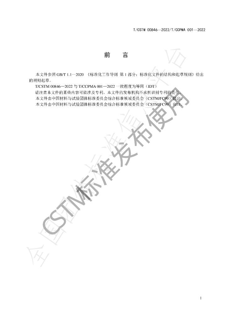 T/CSTM 00846-2022 标准预览