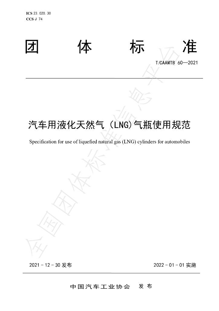 T/CAAMTB 60-2021 标准预览