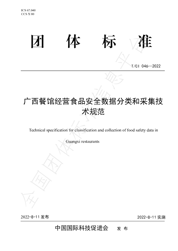 T/CI 046-2022 标准预览