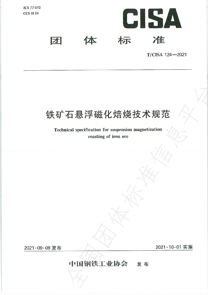 T/CISA 124-2021 标准预览