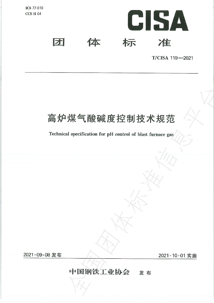 T/CISA 119-2021 标准预览