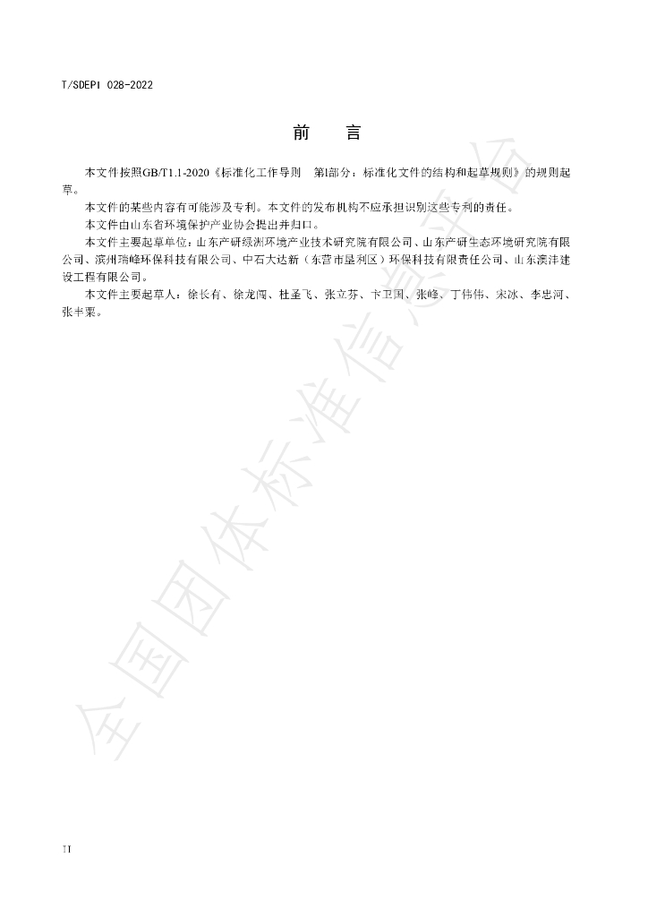 T/SDEPI 028-2022 标准预览
