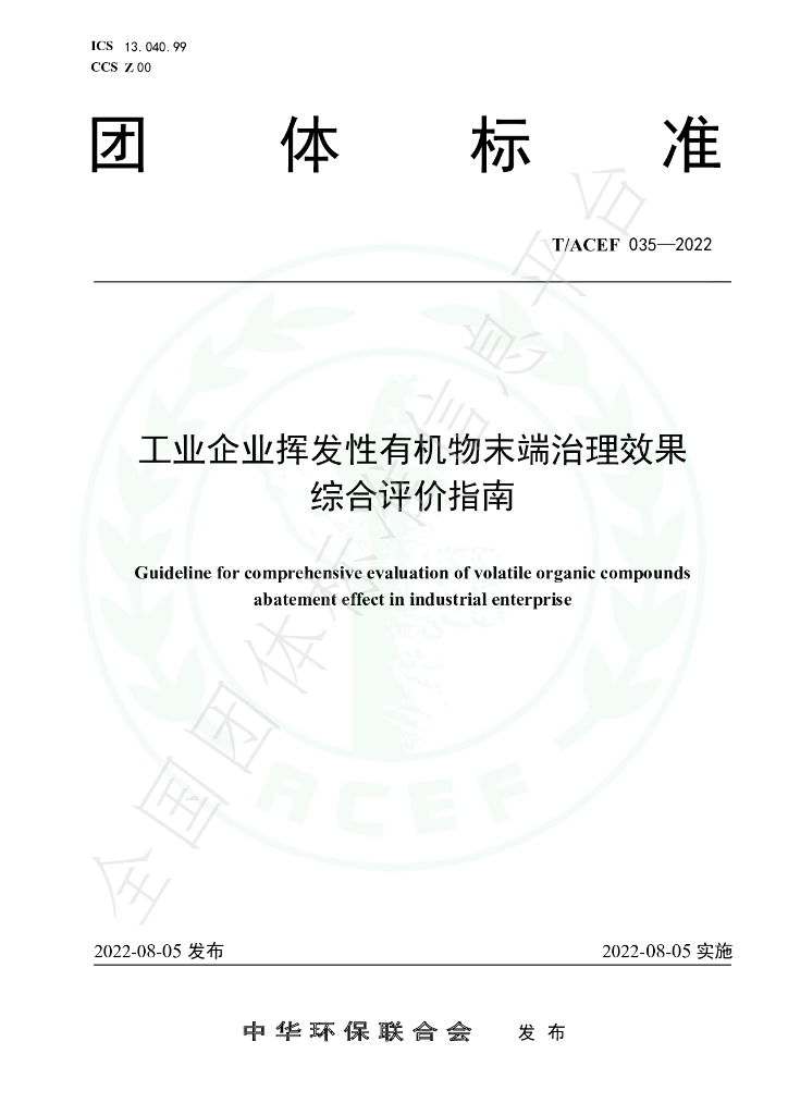 T/ACEF 035-2022 标准预览