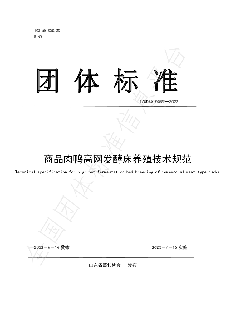 T/SDAA 0059-2022 标准预览