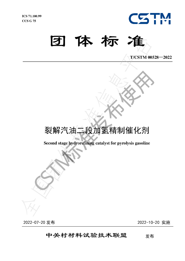 T/CSTM 00528-2022 标准预览