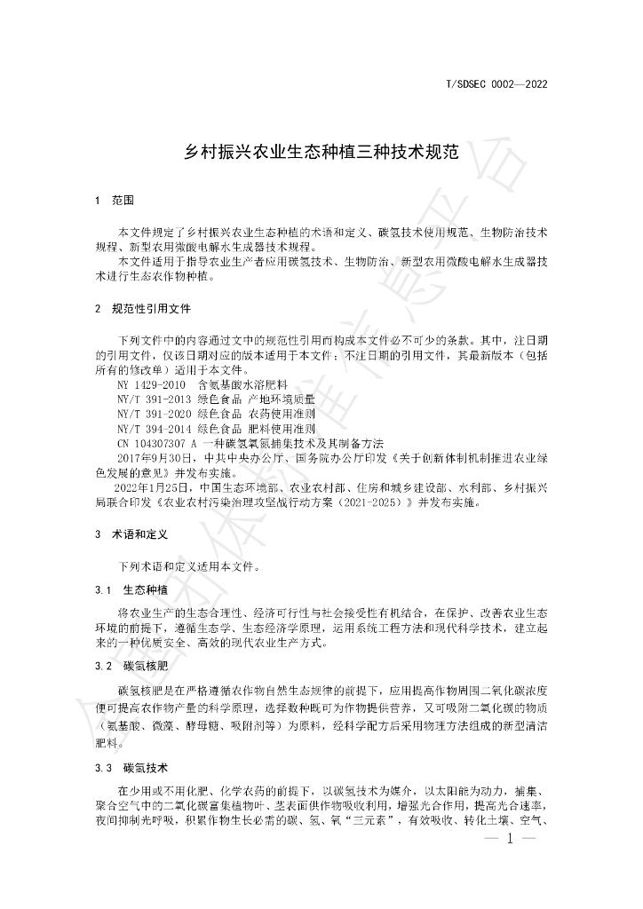 T/SDSEC 0002-2022 标准预览