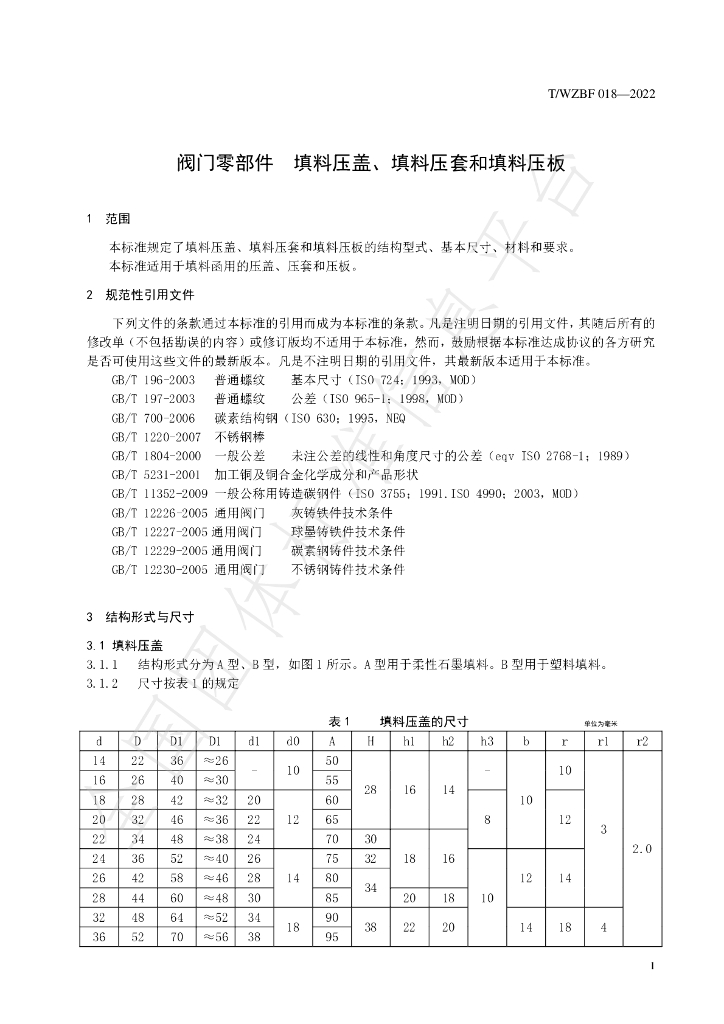 T/WZBF 018-2022 标准预览