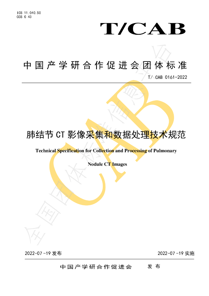 T/CAB 0161-2022 标准预览