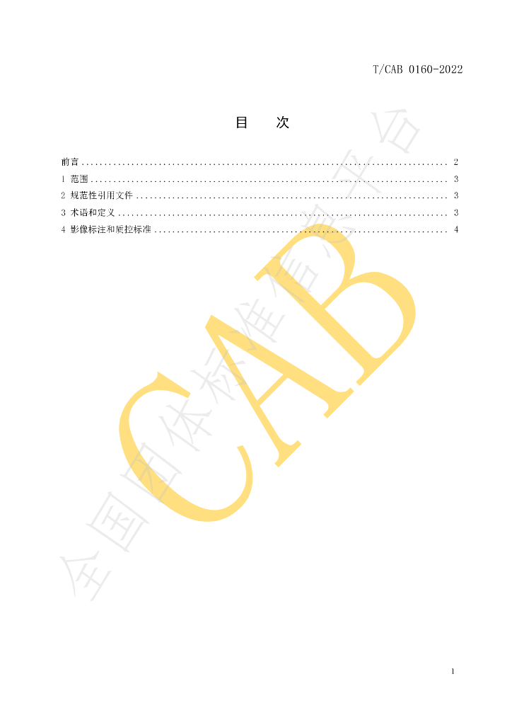 T/CAB 0160-2022 标准预览