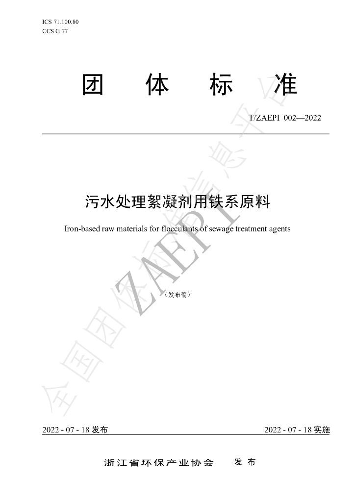 T/ZAEPI 002-2022 标准预览