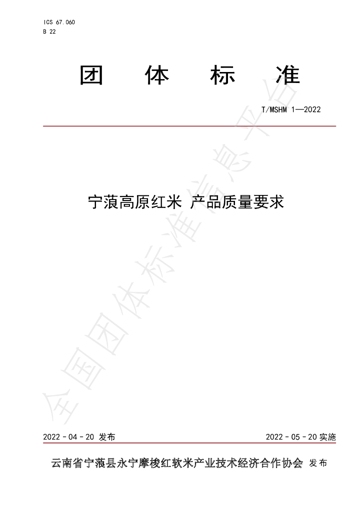 T/MSHM 1-2022 标准预览