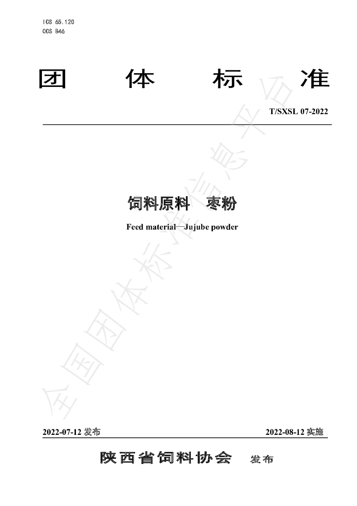 T/SXSL 07-2022 标准预览