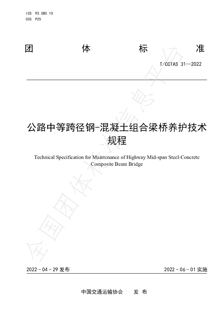 T/CCTAS 31-2022 标准预览