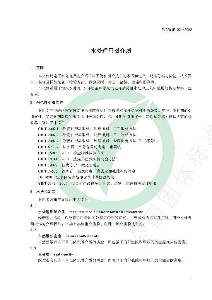 T/CAMIE 03-2022 标准预览